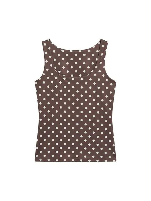 VERO MODA VERO MODA Top 'VMMillion'  čokolada / bijela