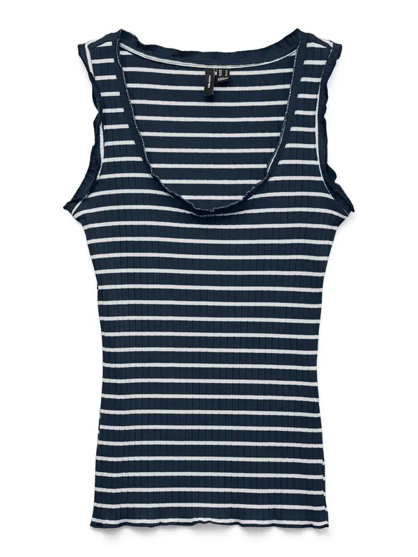 Vero Moda VERO MODA Top 'VMSEA'  mornarsko plava / bijela