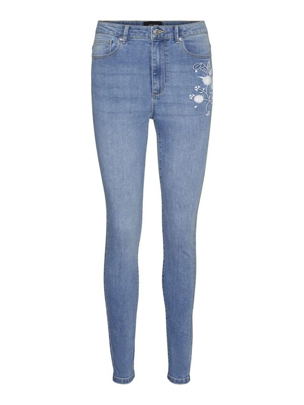 VERO MODA VERO MODA Traperice 'Sophia'  plava / karamela / bijela