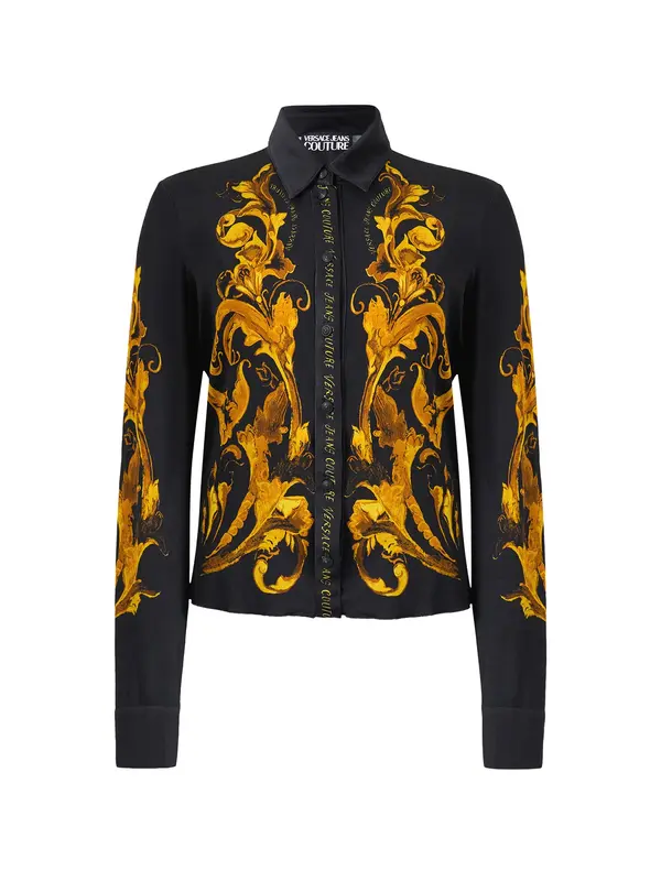 Versace Jeans Couture Versace Jeans Couture Bluza  narančasto žuta / crna