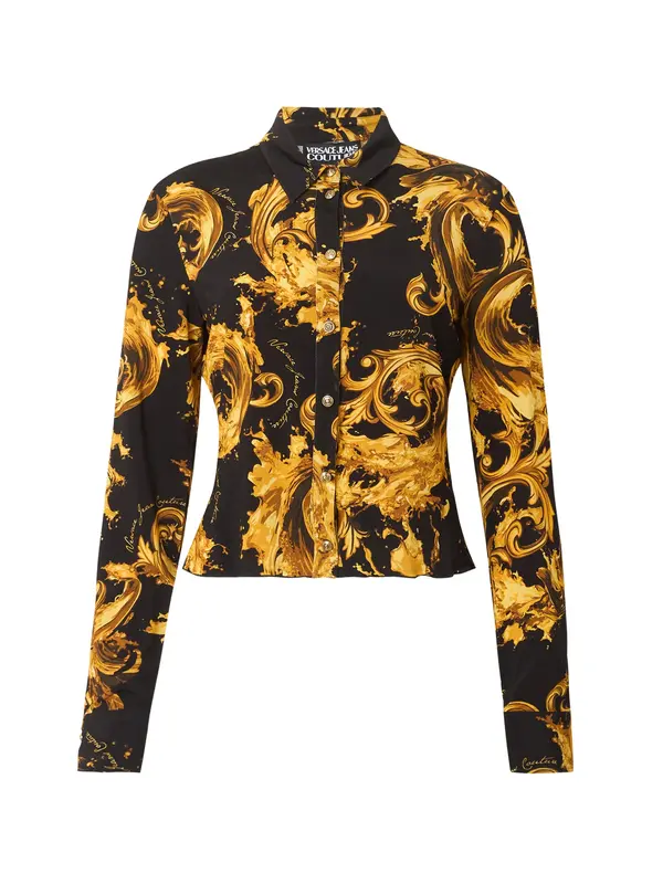 Versace Jeans Couture Versace Jeans Couture Bluza  narančasto žuta / crna