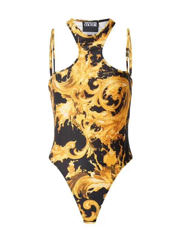 Versace Jeans Couture Versace Jeans Couture Bodi majica  žuta / crna