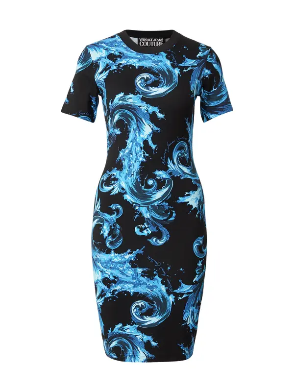 Versace Jeans Couture Versace Jeans Couture Haljina  akvamarin / crna / bijela
