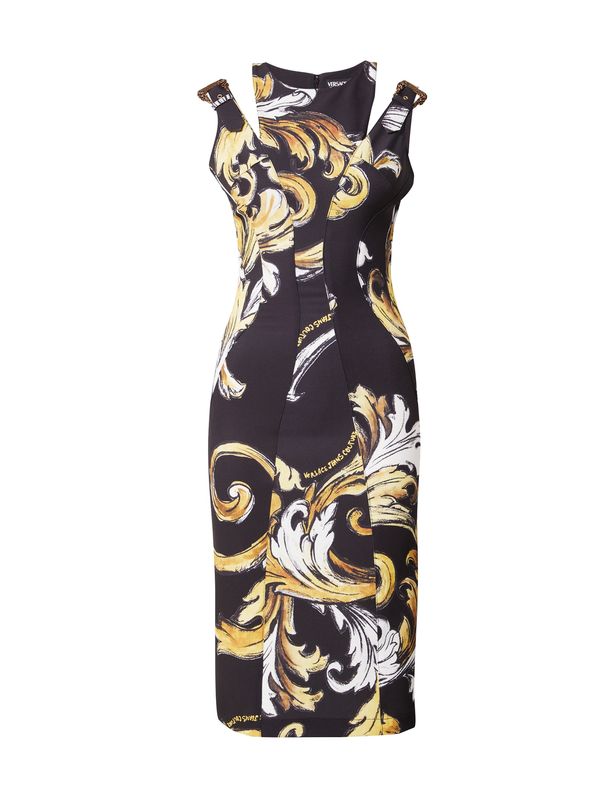 Versace Jeans Couture Versace Jeans Couture Haljina  senf / svijetložuta / crna / bijela