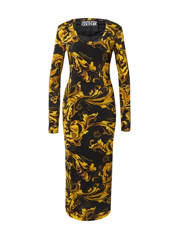 Versace Jeans Couture Versace Jeans Couture Haljina  tamo žuta / crna