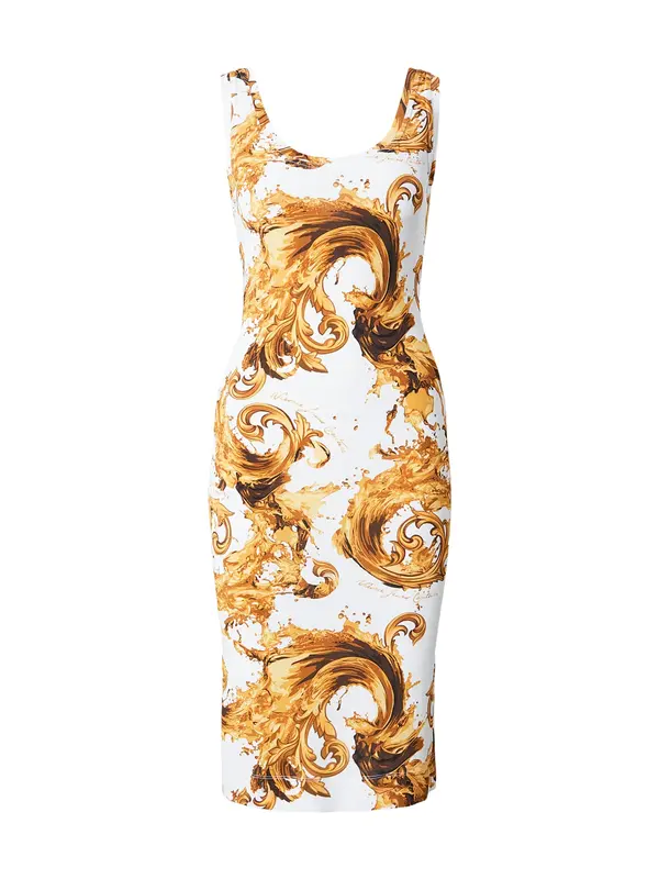 Versace Jeans Couture Versace Jeans Couture Haljina  zlatna / bijela