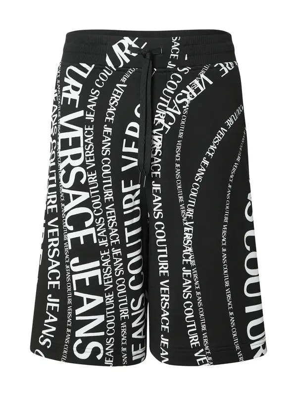 Versace Jeans Couture Versace Jeans Couture Hlače  crna / bijela