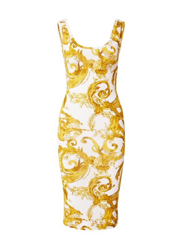 Versace Jeans Couture Versace Jeans Couture Ljetna haljina  žuta / bijela