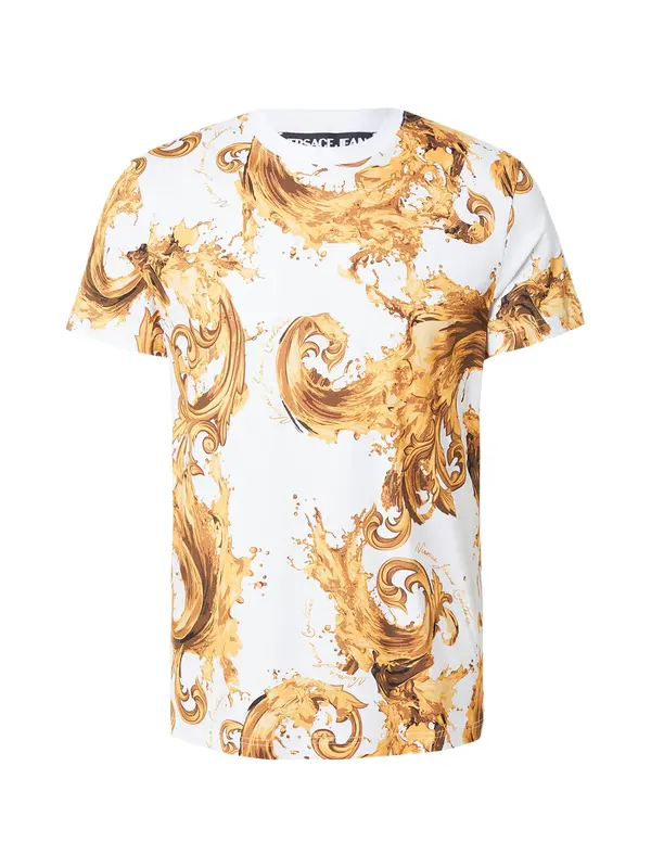 Versace Jeans Couture Versace Jeans Couture Majica '80GAH6S0'  žuta / bijela