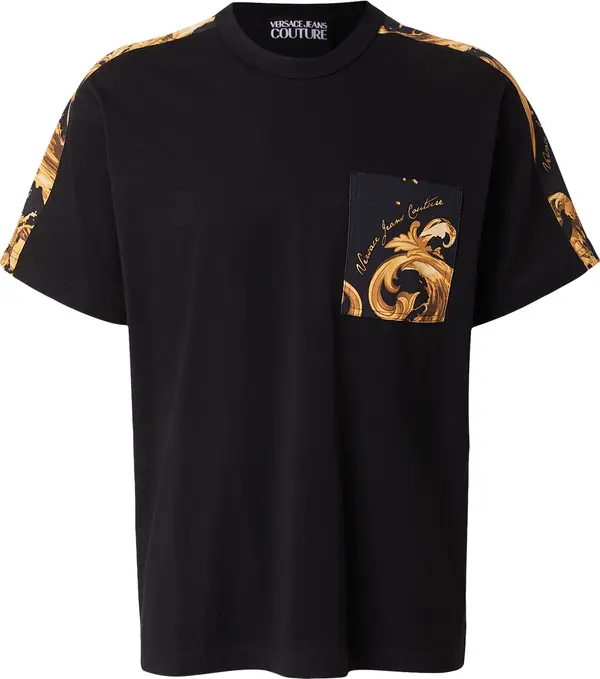 Versace Jeans Couture Versace Jeans Couture Majica  bež / smeđa / crna