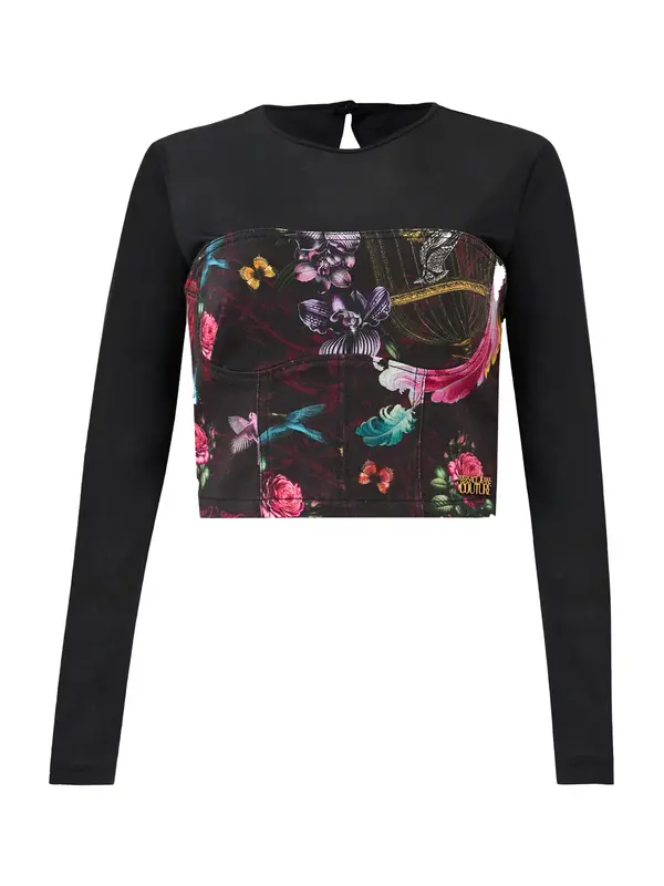 Versace Jeans Couture Versace Jeans Couture Majica  cijan plava / žuta / roza / crna