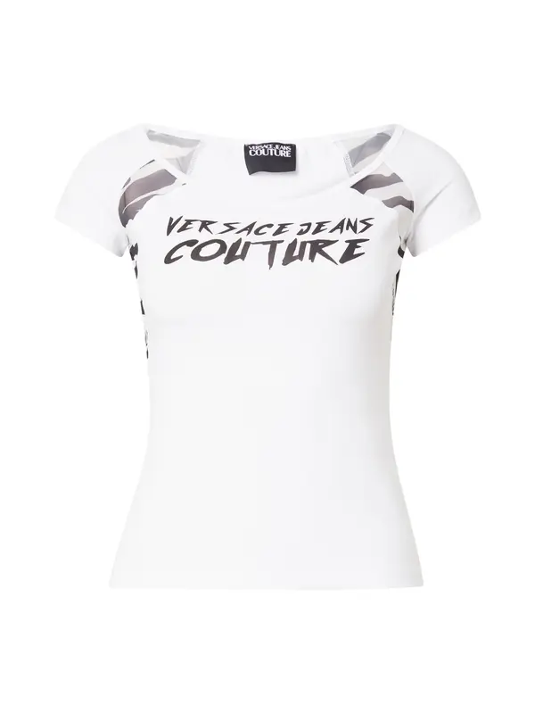 Versace Jeans Couture Versace Jeans Couture Majica  crna / bijela