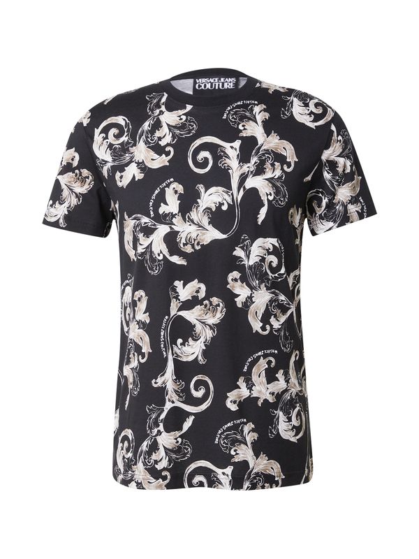 Versace Jeans Couture Versace Jeans Couture Majica  smeđa melange / crna / bijela