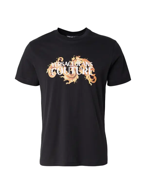 Versace Jeans Couture Versace Jeans Couture Majica  smeđa / zlatno žuta / crna / bijela