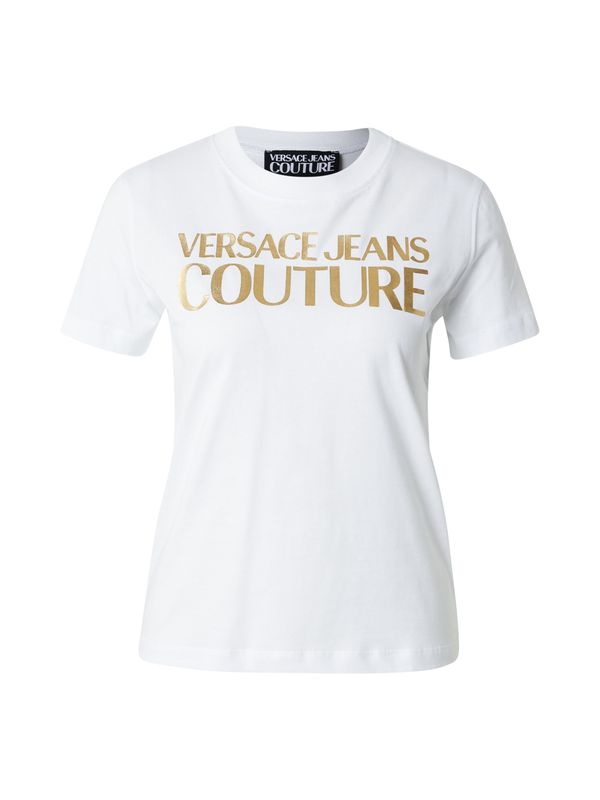 Versace Jeans Couture Versace Jeans Couture Majica  zlatna / bijela