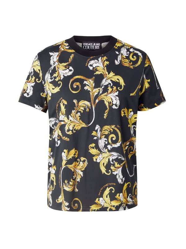 Versace Jeans Couture Versace Jeans Couture Majica  žuta / tamo žuta / crna / bijela