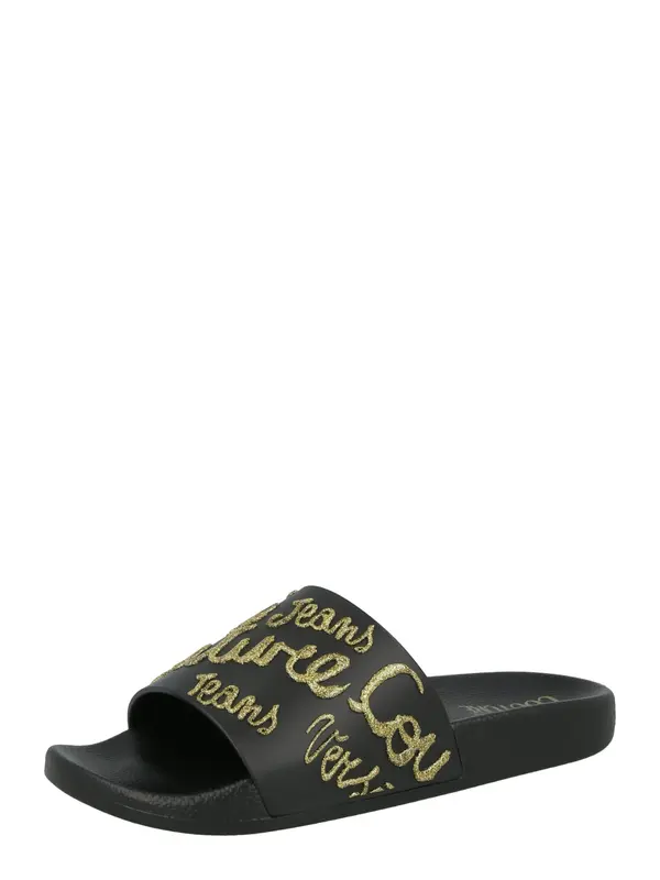 Versace Jeans Couture Versace Jeans Couture Natikače s potpeticom 'SHELLY'  zlatna / crna