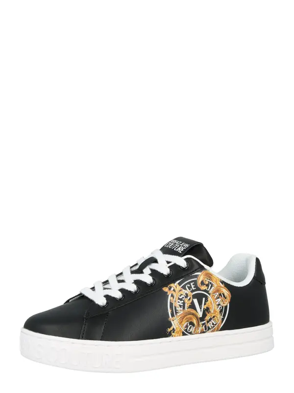 Versace Jeans Couture Versace Jeans Couture Niske tenisice 'FONDO COURT 88'  zlatna / crna / bijela