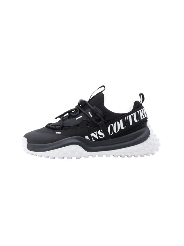 Versace Jeans Couture Versace Jeans Couture Niske tenisice 'FONDO HYBER DIS.'  crna / bijela