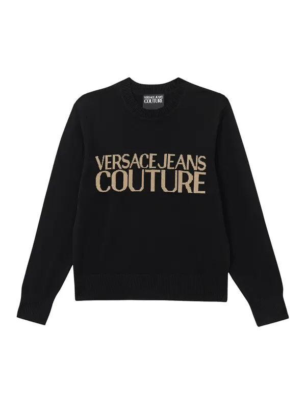 Versace Jeans Couture Versace Jeans Couture Pulover  brokat / crna