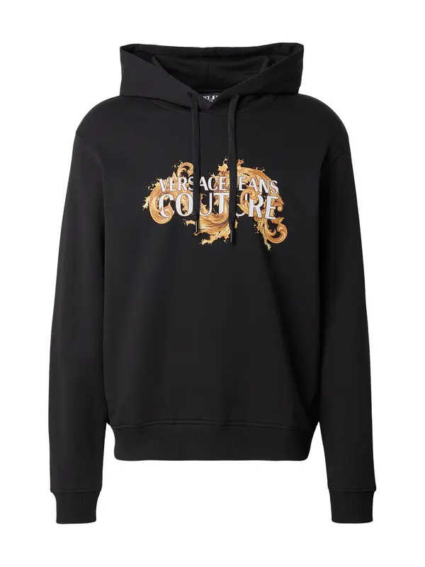Versace Jeans Couture Versace Jeans Couture Sweater majica '80GAIE02'  smeđa / crna / bijela