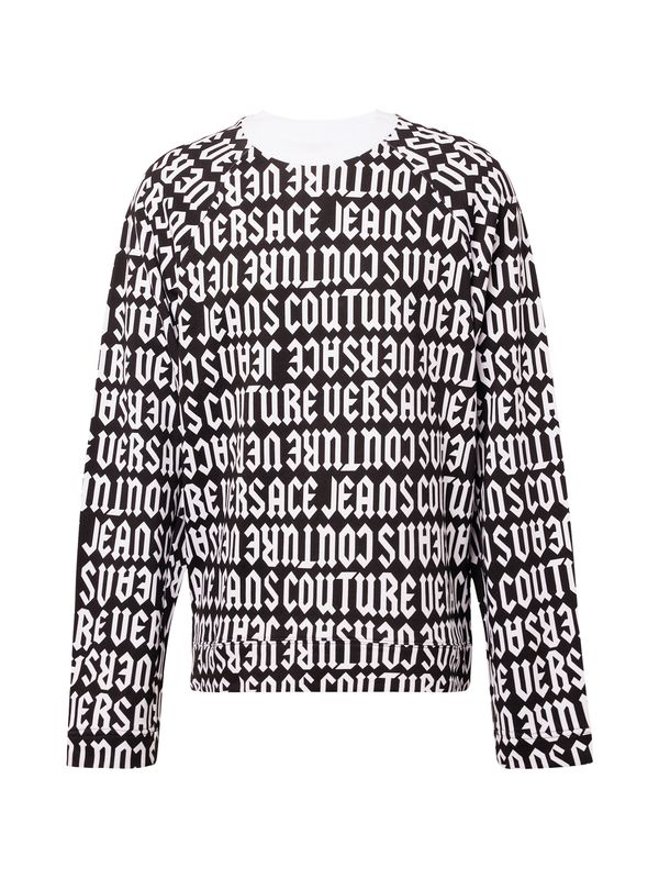 Versace Jeans Couture Versace Jeans Couture Sweater majica  crna / bijela