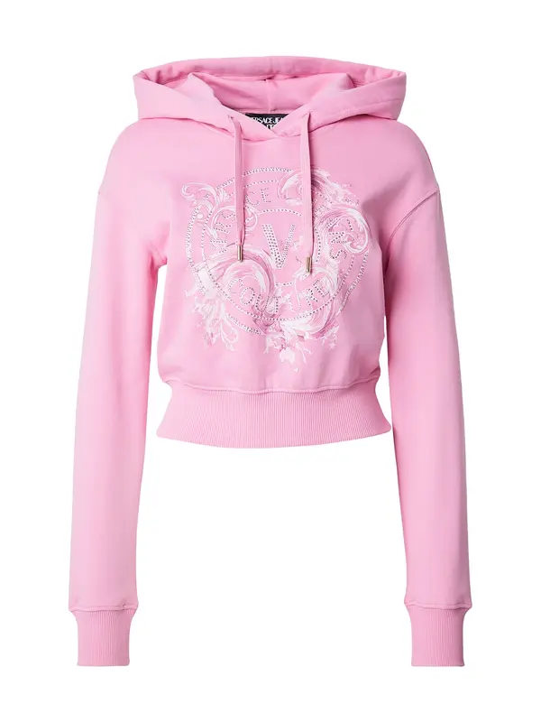 Versace Jeans Couture Versace Jeans Couture Sweater majica  ljubičasta / roza / bijela