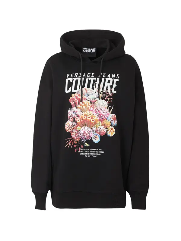 Versace Jeans Couture Versace Jeans Couture Sweater majica  marelica / magenta / crna / bijela