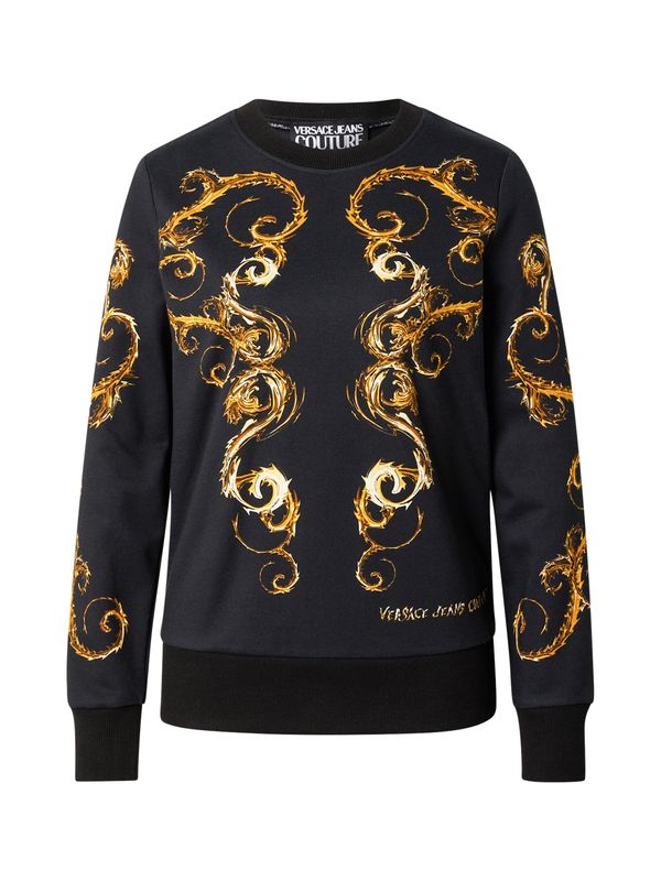 Versace Jeans Couture Versace Jeans Couture Sweater majica  svijetložuta / narančasta / crna