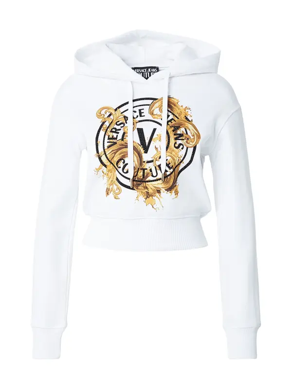 Versace Jeans Couture Versace Jeans Couture Sweater majica  zlatna / crna / bijela