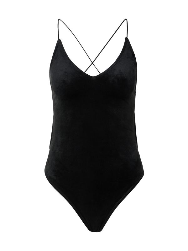 VIERVIER VIERVIER Bodi majica 'Alena'  crna