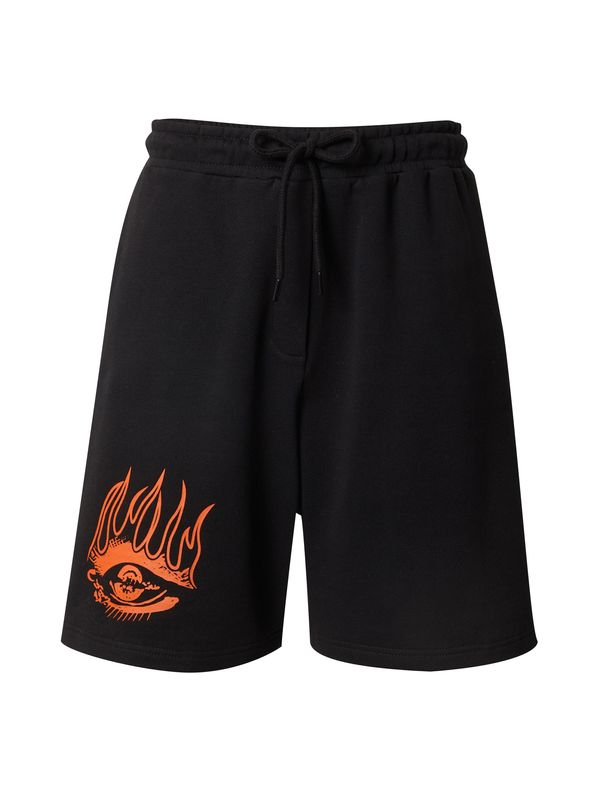 VIERVIER VIERVIER Hlače 'Kira'  narančasta / crna