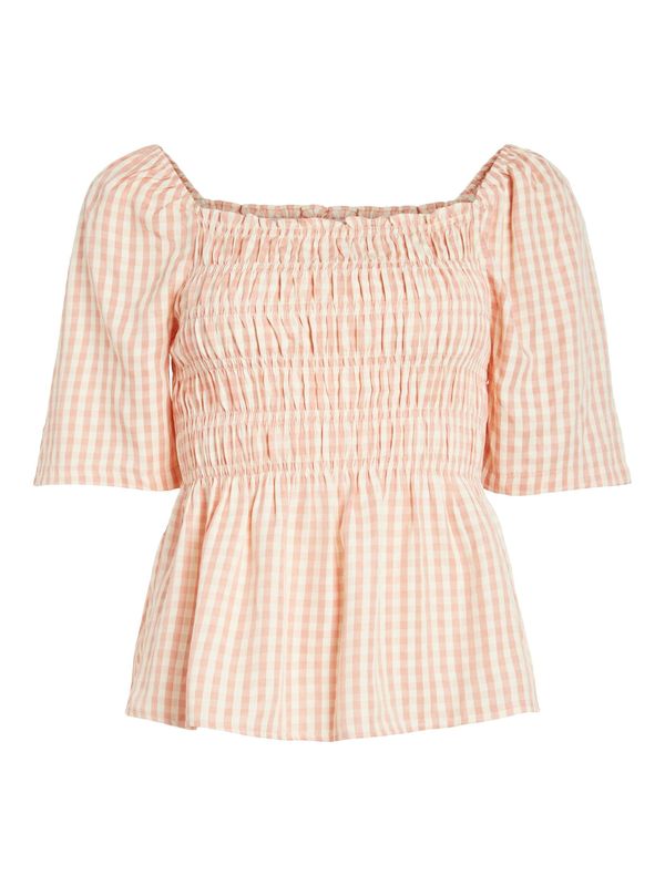 VILA VILA Bluza 'Bea'  prljavo roza / bijela