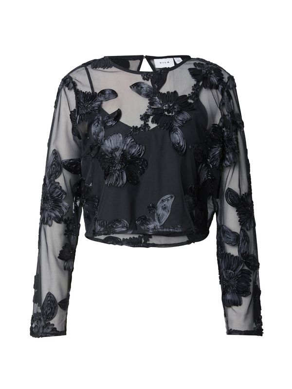 VILA VILA Bluza  crna