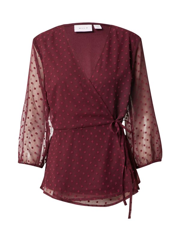 VILA VILA Bluza 'EDEE'  boja vina