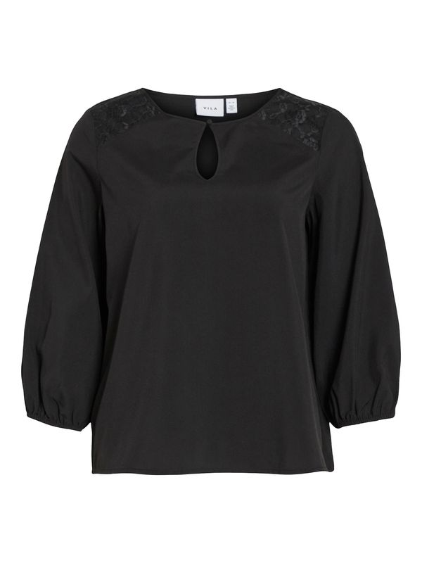 VILA VILA Bluza 'LOUIS'  crna