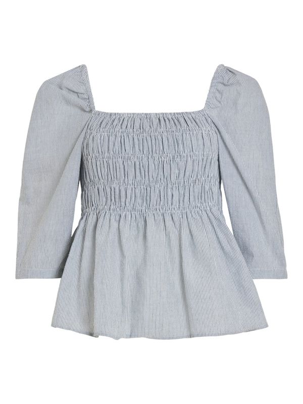 VILA VILA Bluza  siva / bijela