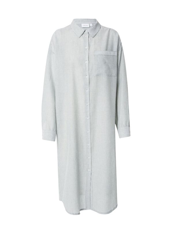 VILA VILA Bluza 'VIABINA'  tamno zelena / bijela