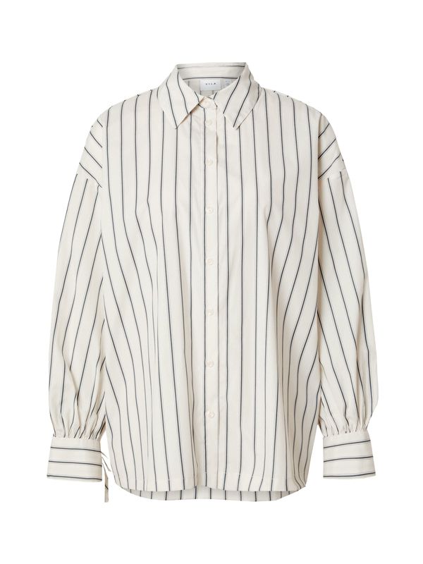 VILA VILA Bluza 'VIBELFIE'  boja pijeska / crno plava