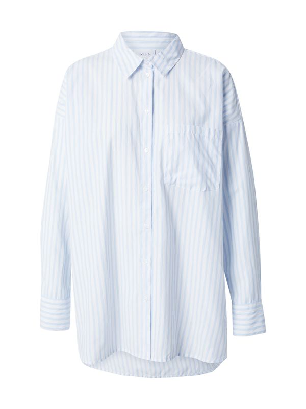 VILA VILA Bluza 'VIDARMA'  svijetloplava / bijela