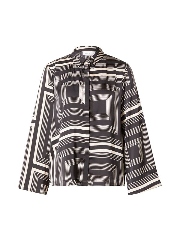 VILA VILA Bluza 'VIMADJA'  bež / crna