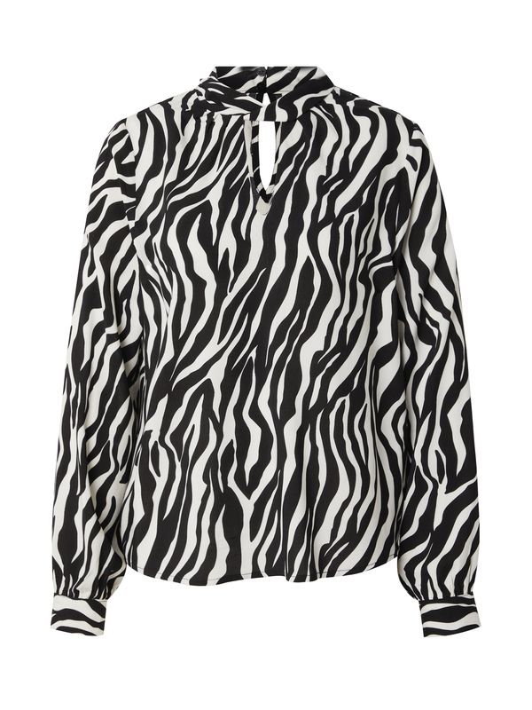 VILA VILA Bluza 'VIPAYA'  crna / bijela