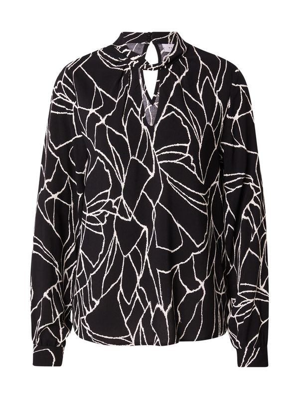 VILA VILA Bluza 'VIPAYA'  crna / bijela