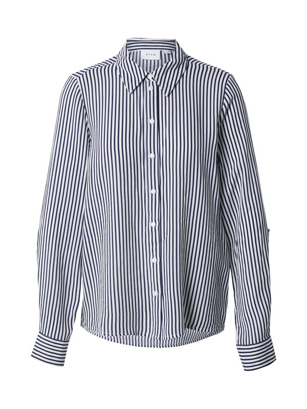 VILA VILA Bluza 'VIROSA'  mornarsko plava / bijela