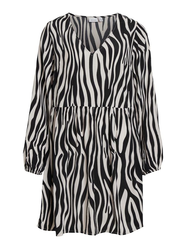 VILA VILA Haljina 'Fini'  crna / bijela