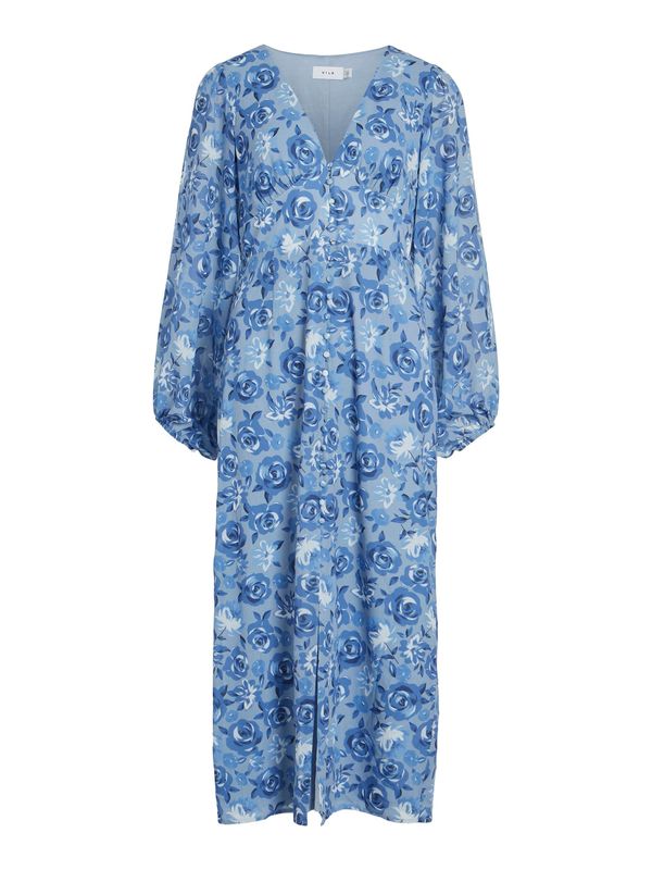 VILA VILA Haljina  plava / golublje plava / tamno plava / prljavo bijela