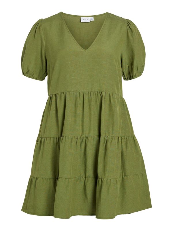 VILA VILA Haljina 'Prisilla'  sivkasto zelena