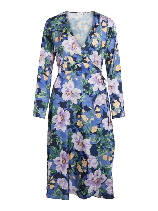 VILA VILA Haljina 'Shein'  plava / žuta / zelena / ljubičasta