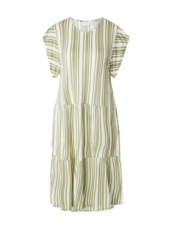 VILA VILA Haljina 'SUMMER'  bež / maslinasta