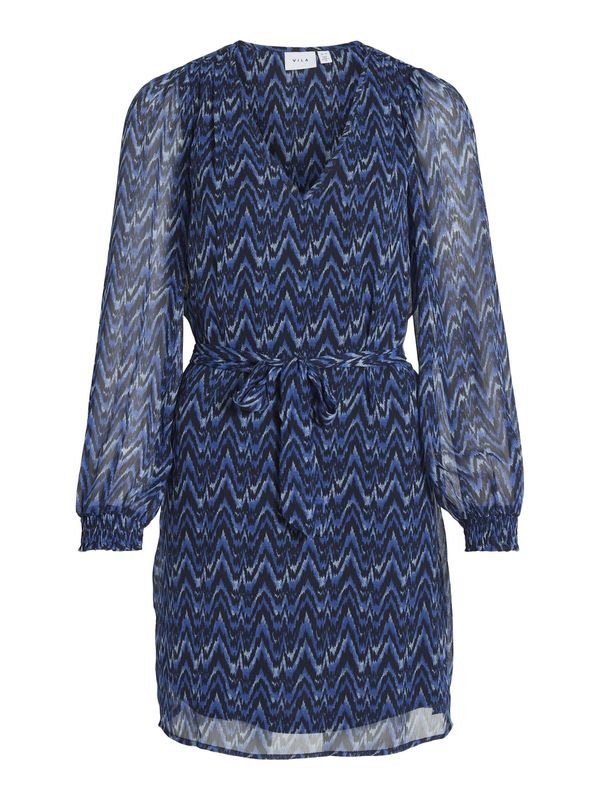 VILA VILA Haljina 'VIFalia'  plava / crna / bijela